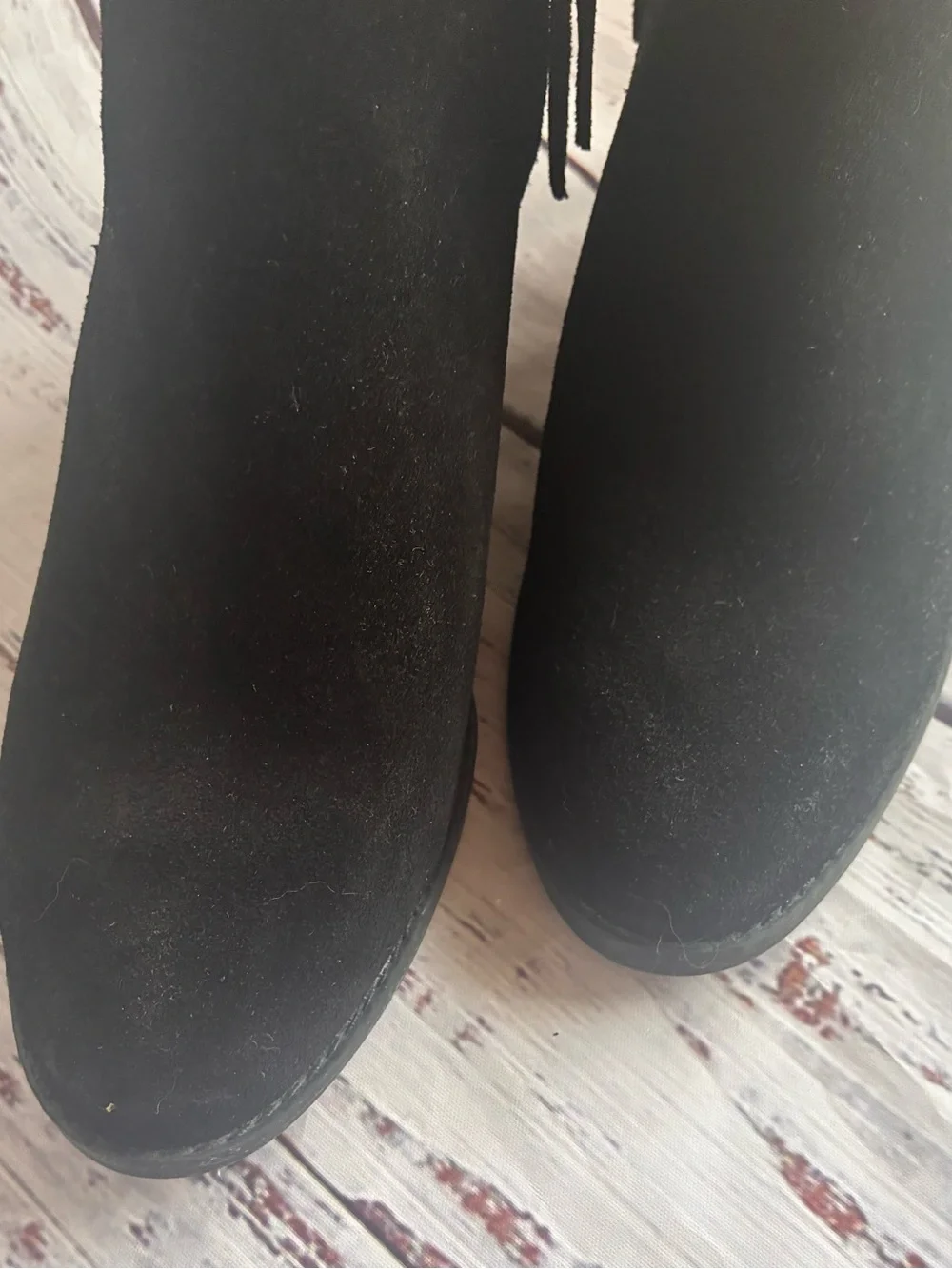 Toms Wear Good Suede Wedge Ankle Booties - Women's Size 7 - Picture 2 of 6
